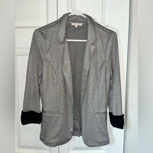 Skies are blue textured blazer- size small